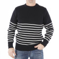 Breizh Ocean - Pull Homme Bono Marin Rayé Ou Uni - Grandes Tailles XS à 4XL