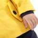 Caban ciré doublé polaire enfant VINCE - jaune - bord de propreté de manches élastiqué
