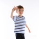 T-Shirt marin ENFANT à manches courtes REGATE blanc/bleu bugatti