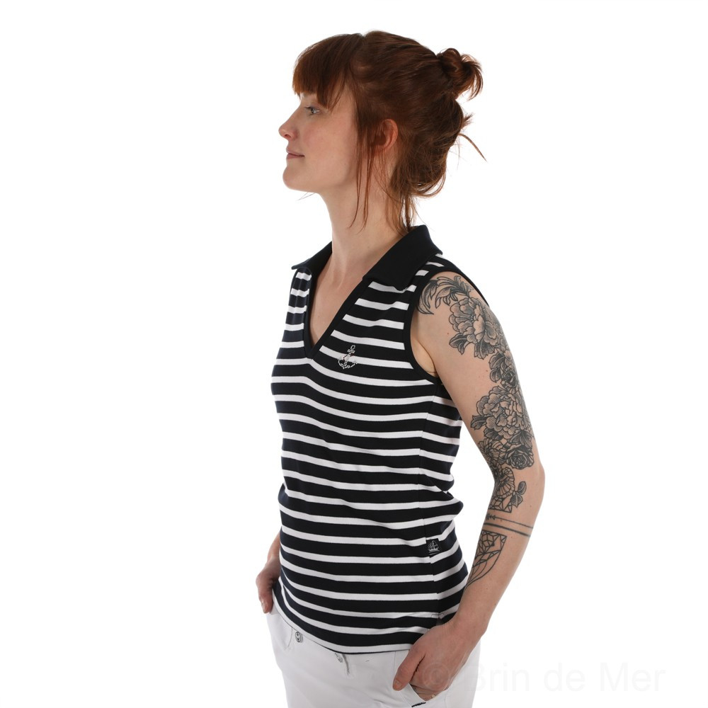 Débardeur Femme D'Été - Coupe Ample, Col Plissé, Sans Manches, Tissu Léger Et Élastique (Polyester/Rayonne/Élasthanne)
