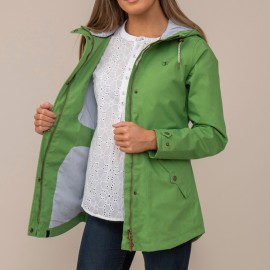 Veste coton imperméable pour femme TORI - vert prairie