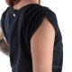 Tee-shirt uni en coton pour femme TELLA - bleu marine