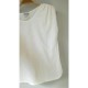 Tee-shirt uni en coton pour femme TELLA - off white