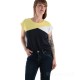Tee-shirt tricolore pour femme TROPIC - marine/jaune/blanc