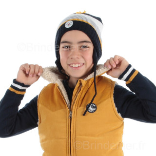 Bonnet style péruvien à pompon enfant DAGOBERT