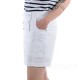 Jupe-short à pont pour femme - coloris Blanc