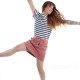 Jupe-short à pont pour femme - coloris Terracota