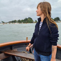 T-shirt Marin Rayé Bleu Et Blanc Captain Corsaire – Coton – Taille XS – Occasion Très Bon état