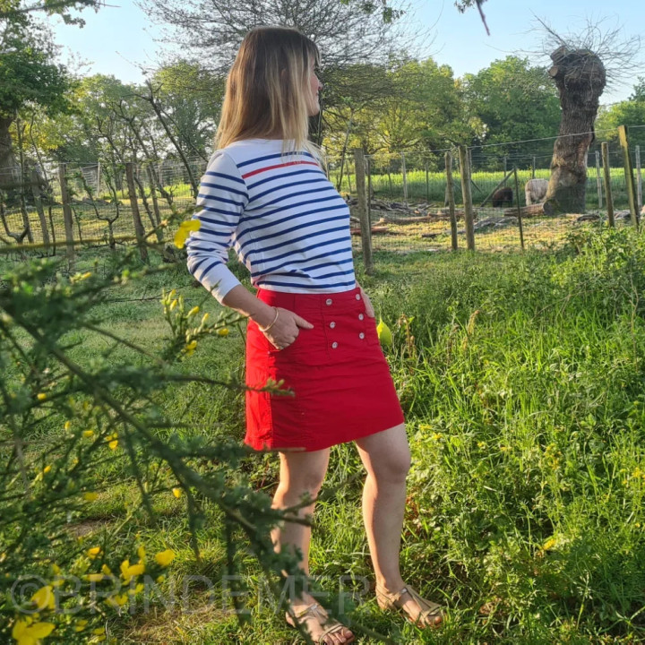 Jupe-short à pont pour femme été - Esprit de la Mer