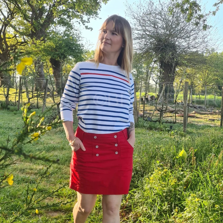 Jupe-short à pont pour femme été - Esprit de la Mer