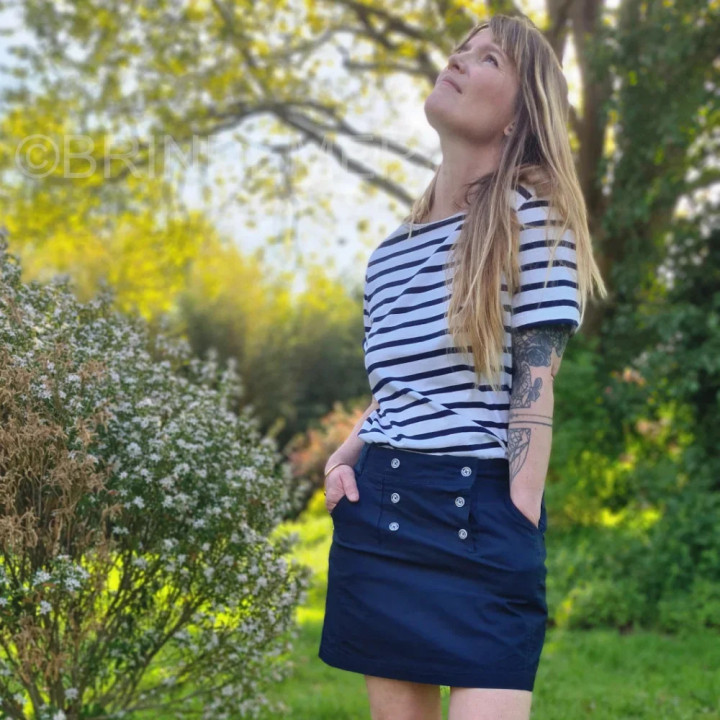 Jupe-short à pont pour femme été - Esprit de la Mer
