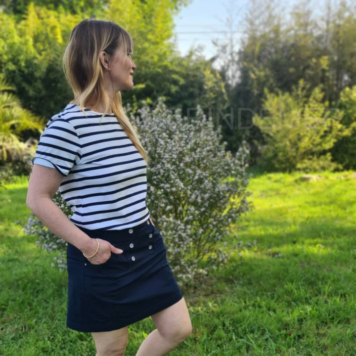 Jupe-short à pont pour femme été - Esprit de la Mer
