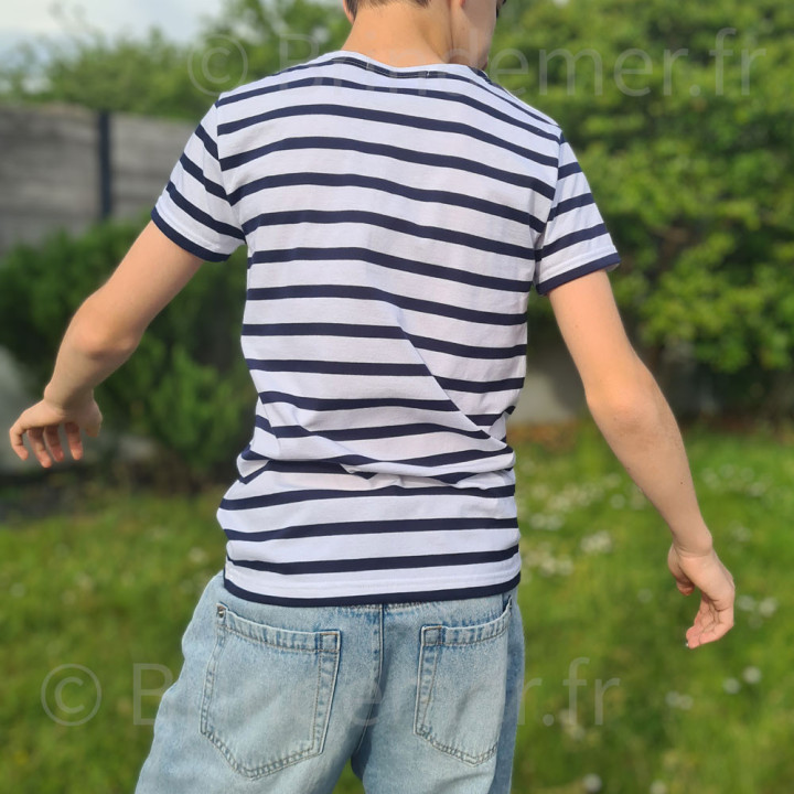 T.shirt marinière LERNE Junior