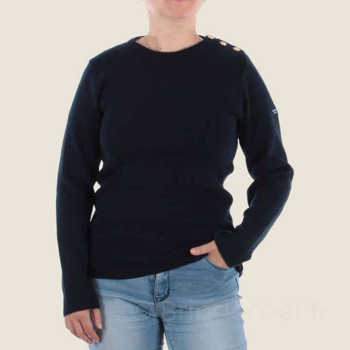 Pull marin coton pour femme par Week-end à la Mer