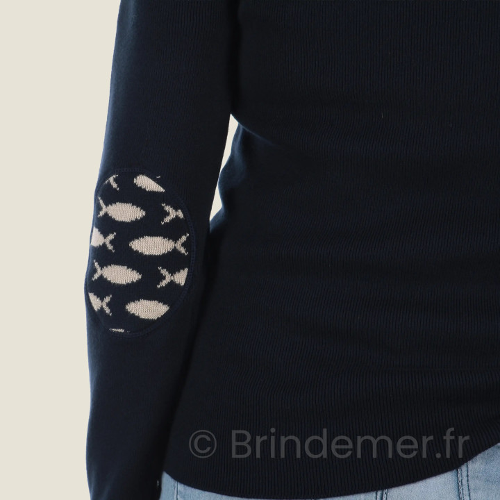 Pull marin coton pour femme par Week-end à la Mer