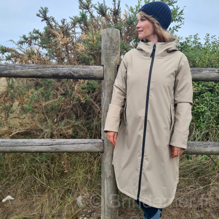 Manteau femme imperméable chaud ICE Tantä Rainwear - Brindemer