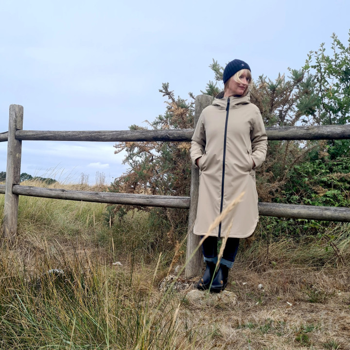 Manteau femme imperméable chaud ICE Tantä Rainwear - Brindemer