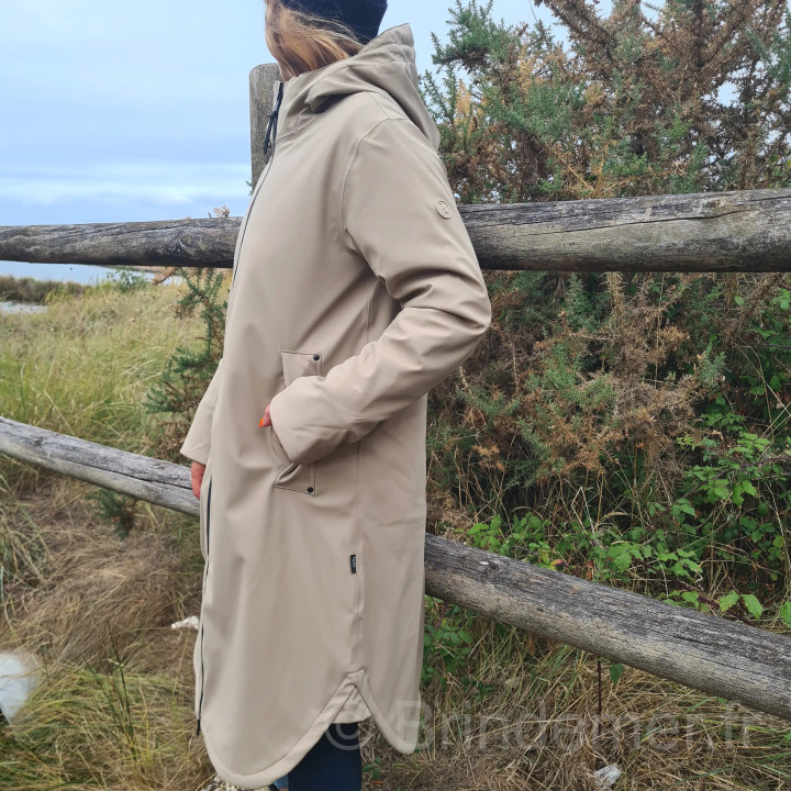 Manteau femme imperméable chaud ICE Tantä Rainwear - Brindemer
