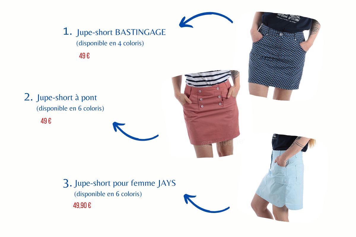 Jupes-shorts pour femme !
