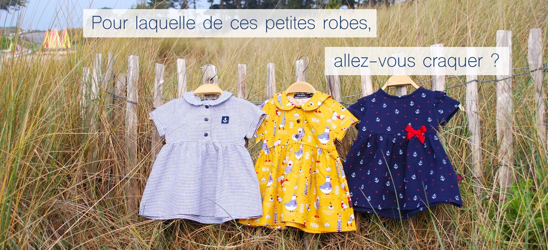 Petites robes estivales de la marque "Petits Coeurs à la Mer" pour filles !